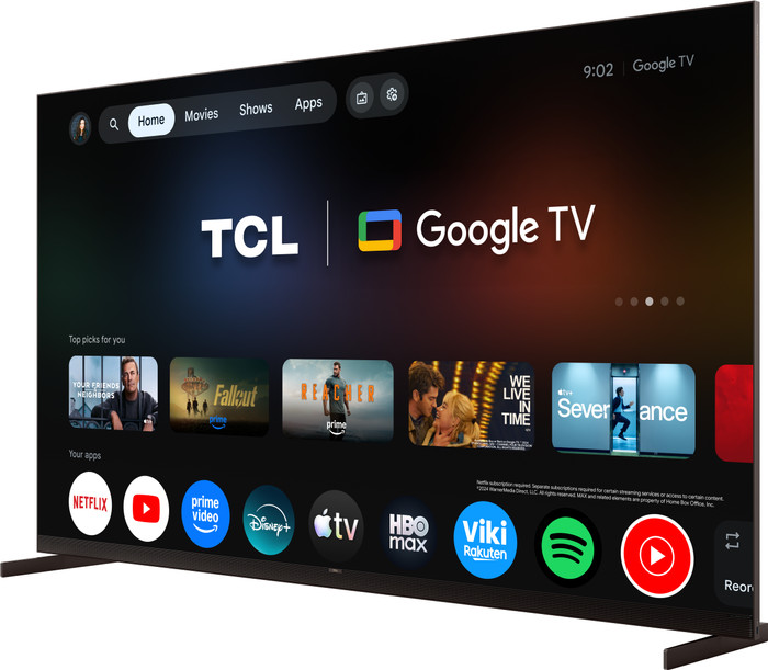 TCL SQD Mini-LED 98 Zoll X11L (2026) vorne