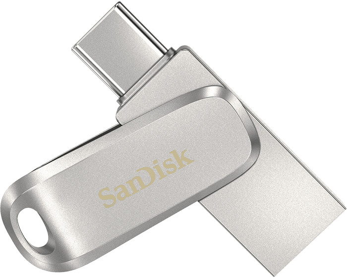 SanDisk Ultra Dual Drive 3.1 Luxe 64 GB Doppelpack oberseite