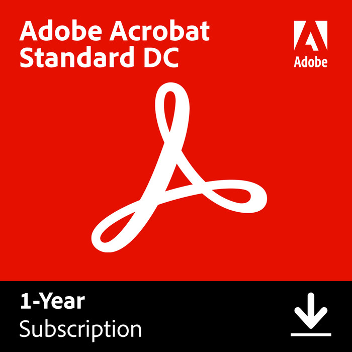 Adobe Acrobat Standard DC 1 Year - Digital Main Image