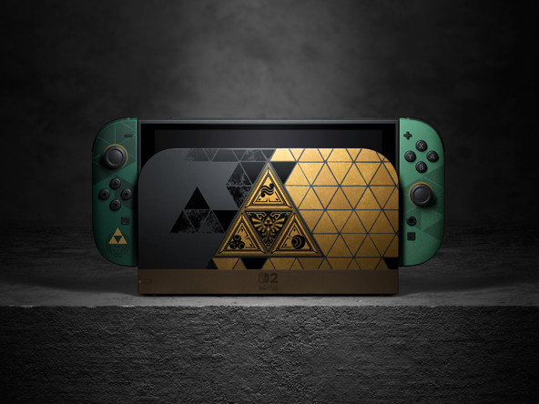 Nintendo Switch 2 The Legend of Zelda Edition zum 40. Jubiläum produkt in gebrauch