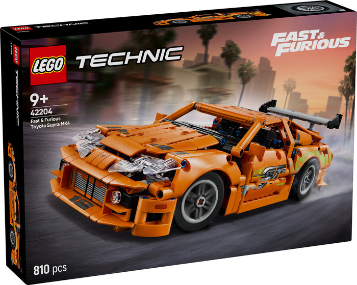 LEGO Technic Fast and Furious Toyota Supra MK4 42204 packaging