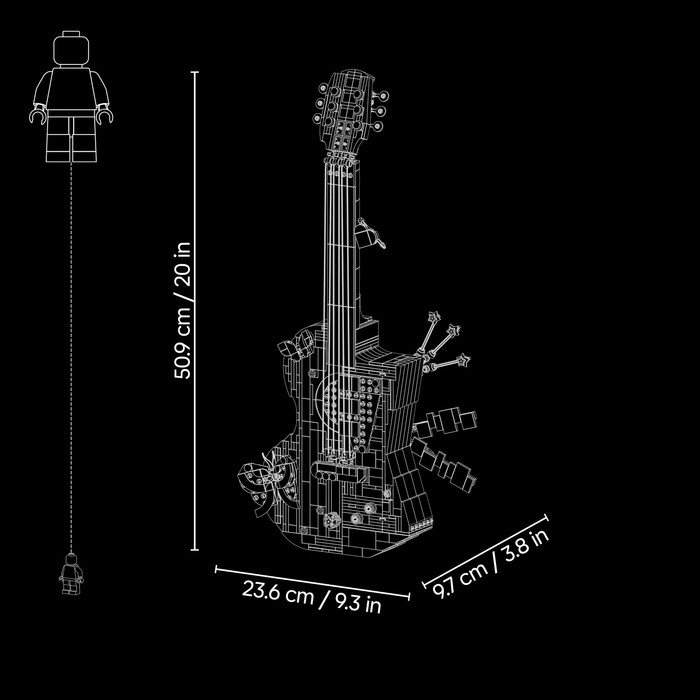 LEGO Editions Olivia Rodrigos Gitarre 43031 visueller lieferant