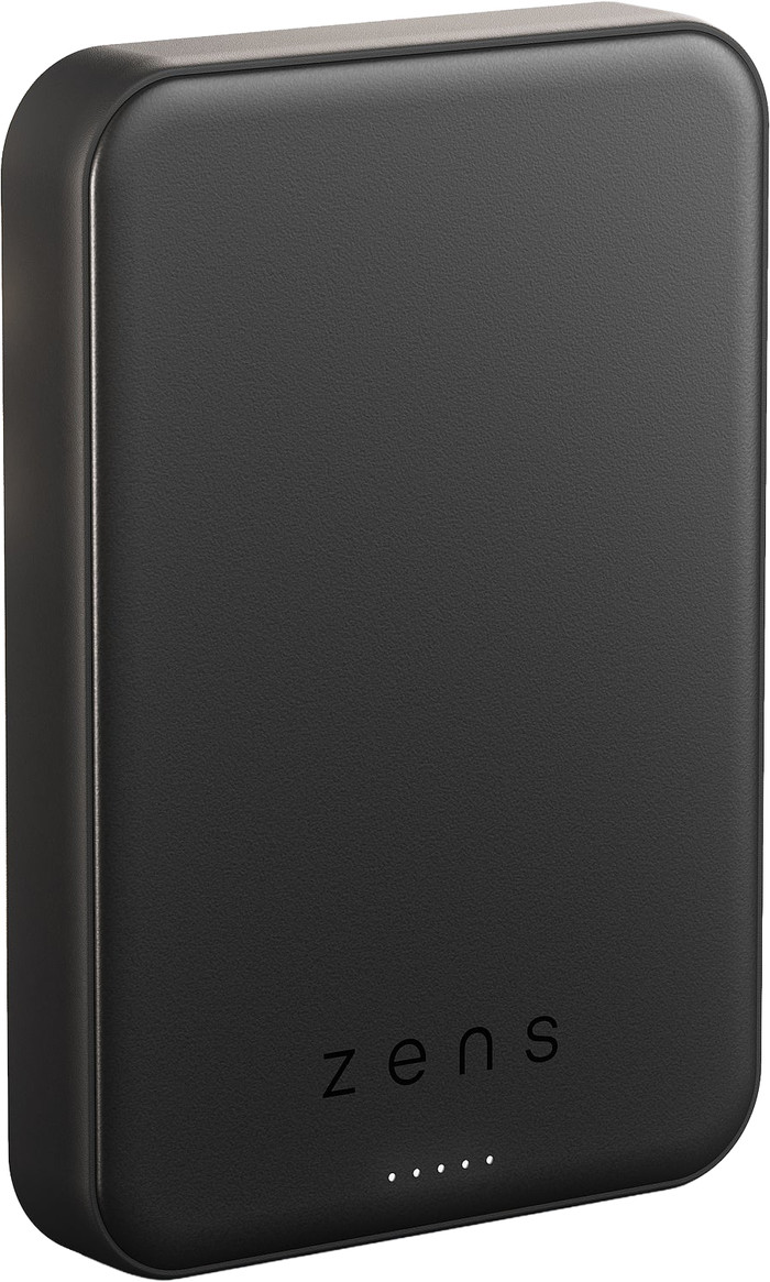 Zens Wireless Powerbank mit MagSafe und Qi2.2 10.000 mAh Schwarz oberseite