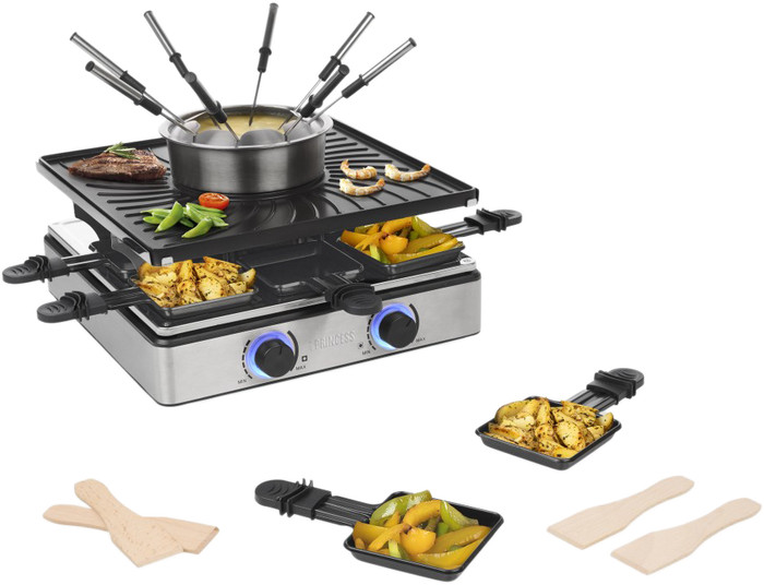 Princess Raclette and Fondue product in use