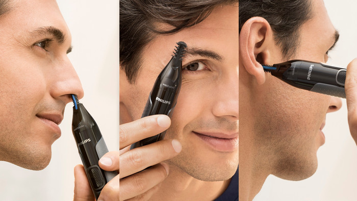 Philips Shaver Series 7000 S7887/58 + Philips Nasenhaartrimmer produkt in gebrauch