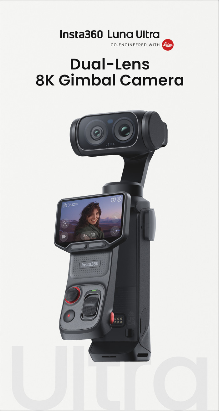 Insta360 Luna Ultra Schwarz verpackung