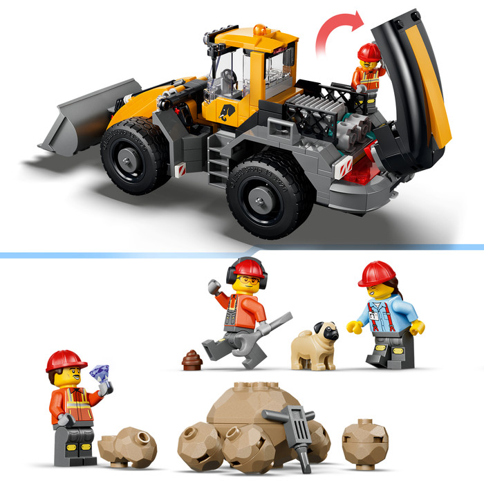 LEGO City Kipplaster und Schaufellader 60494 detail