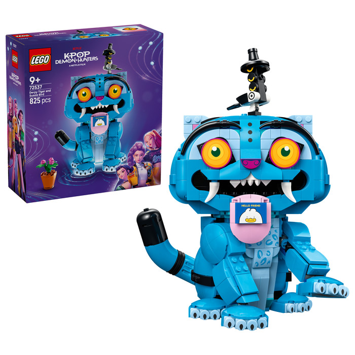 LEGO KPop Demon Hunters Der Tiger Derpy und die Elster Sussie 72537 rechte seite