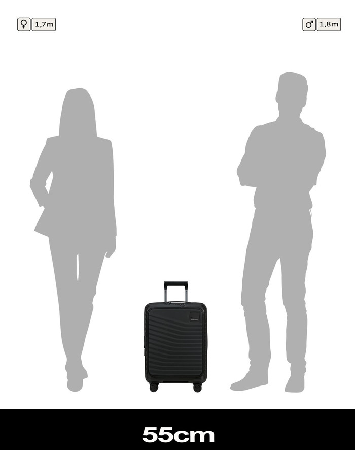 Samsonite Intuo Spinner Easy Access Expandable 55 cm Black visueller lieferant