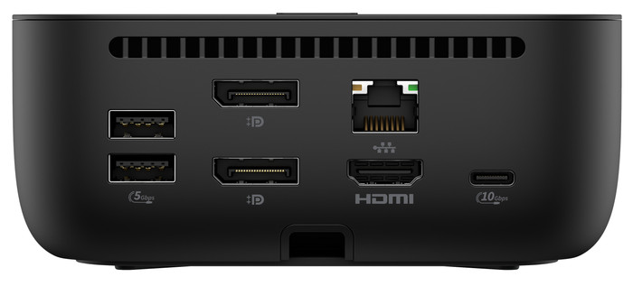 HP USB-C 100W G6 Dock for daily use back