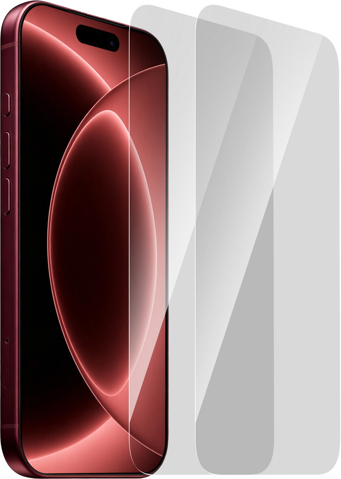 BlueBuilt iPhone 18 Pro Max Panzerglas Doppelpack detail