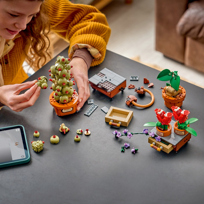 LEGO Harry Potter Schloss Hogwarts: Kräuterkunde-Pflanzen 76474 produkt in gebrauch