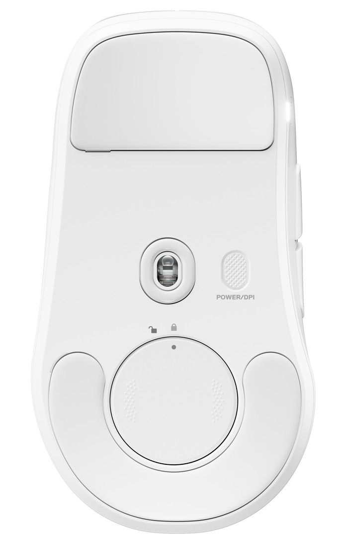 SteelSeries Rival Pro WL Wireless Gaming Mouse White bottom