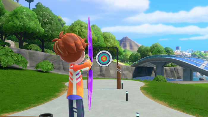 Nintendo Switch 2 + Nintendo Switch Sports Resort produkt in gebrauch