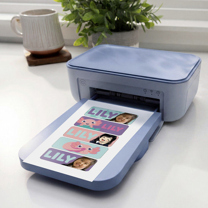Cricut StickerPix Print Essential Set produkt in gebrauch