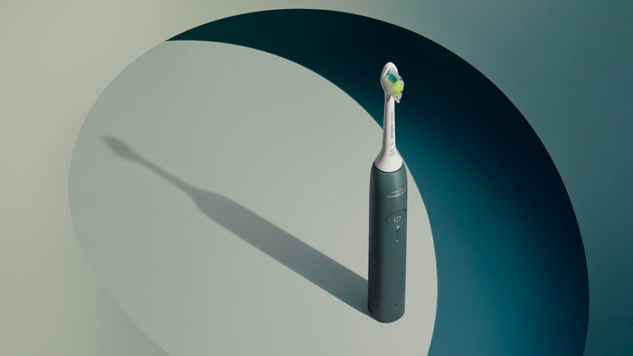 Philips Sonicare 3100 Series HX4033/26 Waldgrün produkt in gebrauch