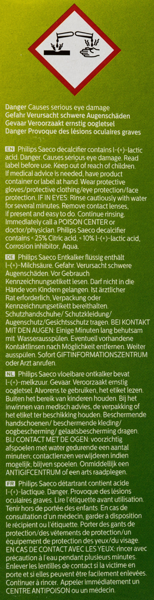 Philips Saeco Onderhoudspakket 0,5 jaar null