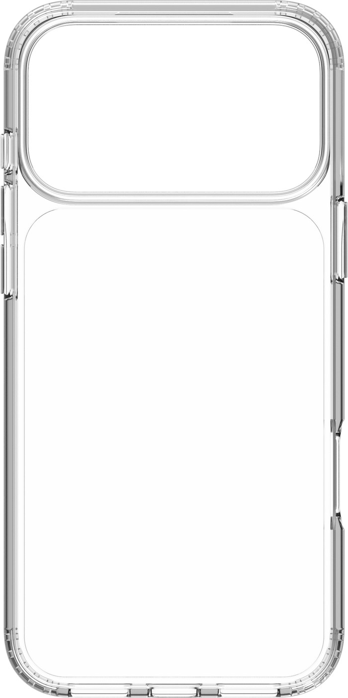 BlueBuilt Protective Cover iPhone 17 Pro Max Transparent + Privacy Protector Duo Pack back