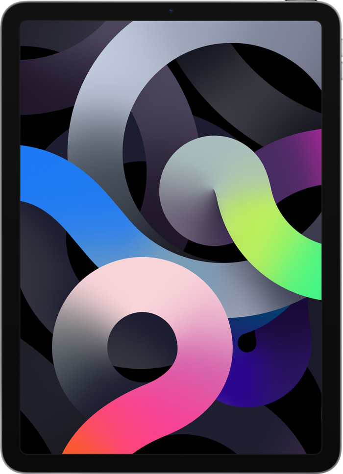 Refurbished iPad Air 4 (2020) 64GB Wi-Fi Space Grau (Wie neu) vorne