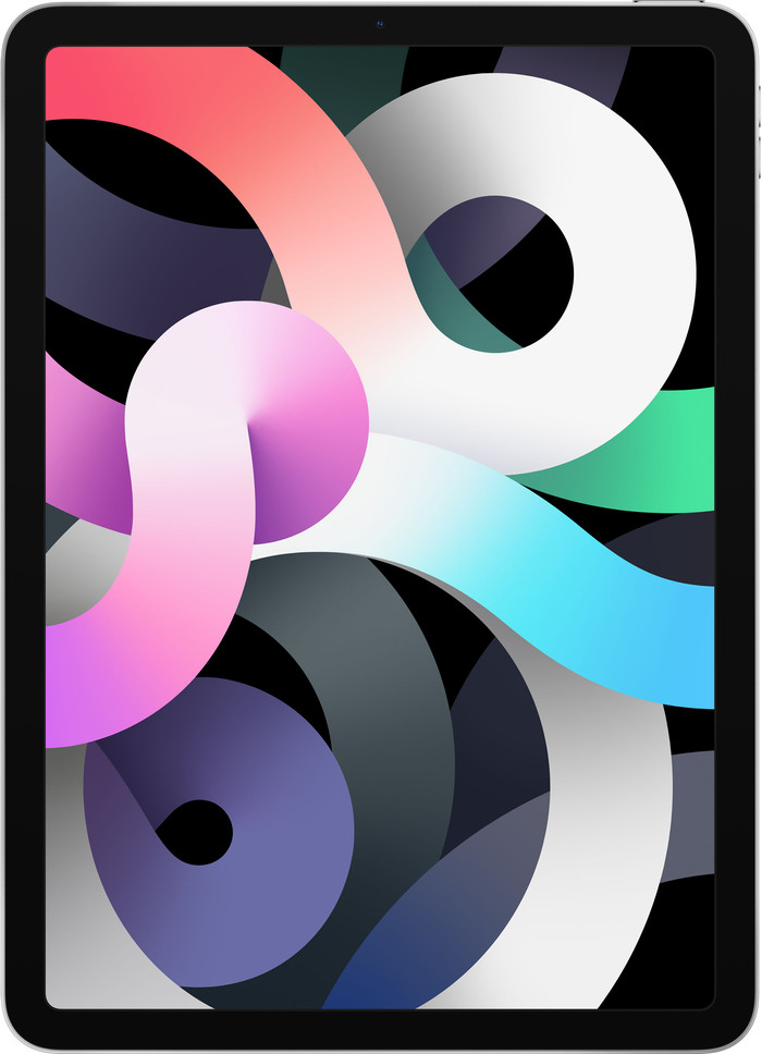 Refurbished iPad Air 4 (2020) 64GB Wi-Fi Silber (Wie neu) vorne