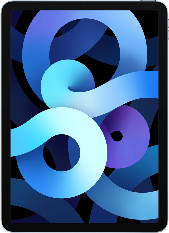 Refurbished iPad Air 4 (2020) 64 GB Wi-Fi Himmelblau (wie neu) vorne