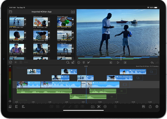 Refurbished iPad Air 4 (2020) 64 GB Wi-Fi Himmelblau (wie neu) null