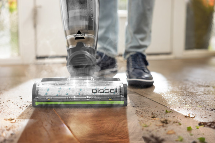 Bissell CrossWave Hydrosteam PET Pro produkt in gebrauch