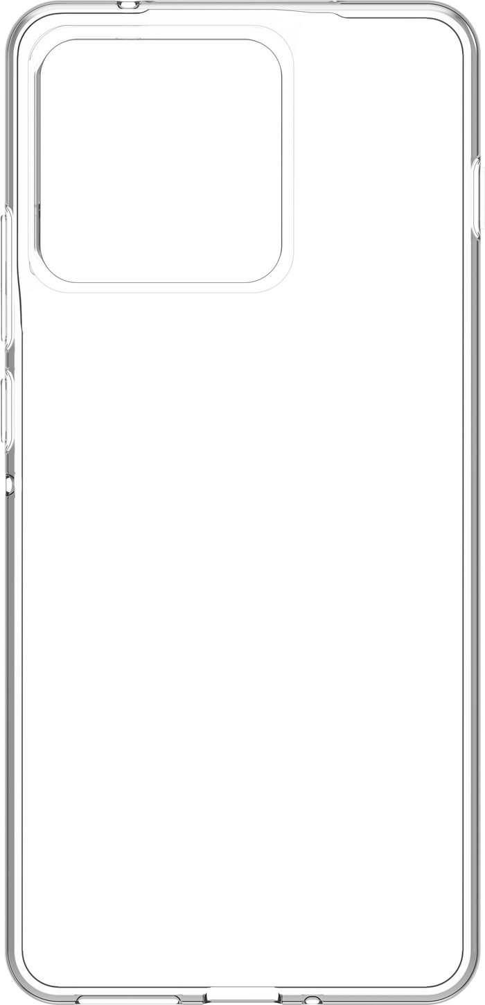 Just in Case Soft Design Motorola Edge 70 Back Cover Transparent front