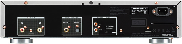 Marantz CD6007 Silver Gold back