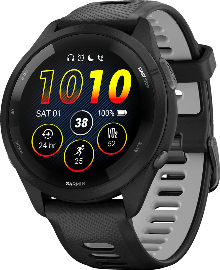 Garmin Forerunner 265 Black right side