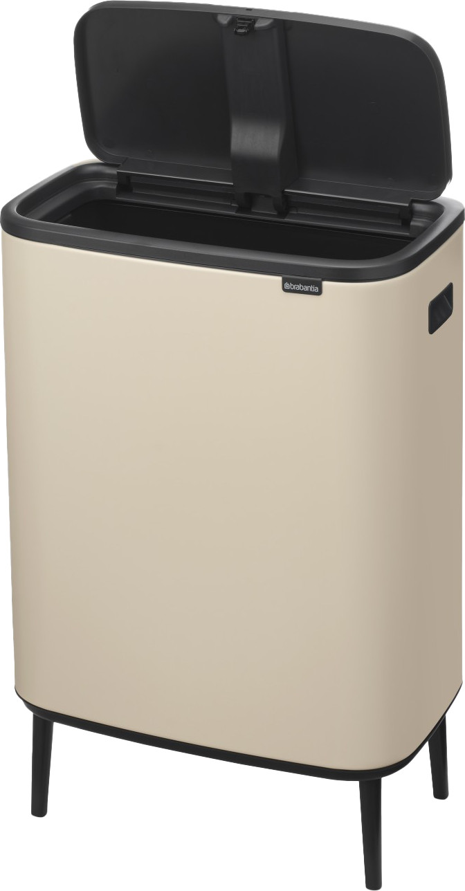 Brabantia Bo Touch Bin Hi Mülleimer 60 Liter Soft Beige detail