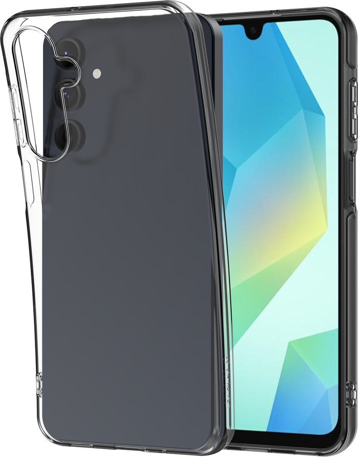 Just in Case Soft Design Samsung Galaxy A16 Backcover Transparent vorne