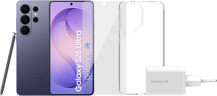 Samsung Galaxy S26 Ultra 1TB Dark Blue 5G + Complete Accessory Pack Main Image