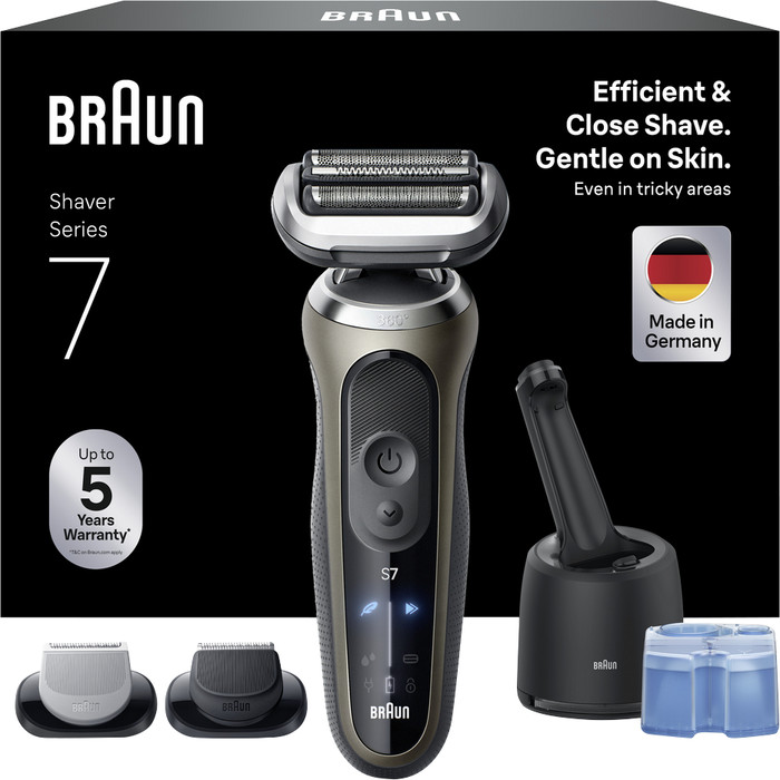 Braun Series 7 72-C7650CC Gold packaging