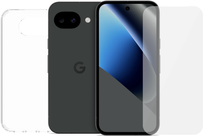 Google Pixel 10a 128GB Schwarz 5G + Basis-Zubehörset Main Image