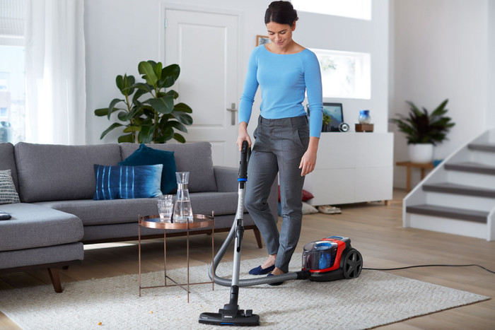 Philips FC9330/09 PowerPro Compact produkt in gebrauch