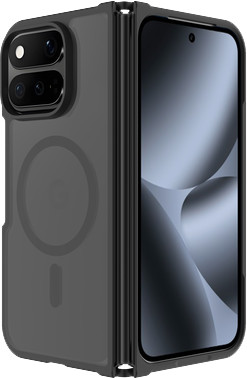Just in Case Google Pixel 11 Pro Fold Backcover mit Magnet Schwarz linke seite