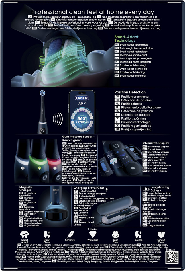 Oral-B iO 9 Sapphire Blue Luxe Edition verpackung
