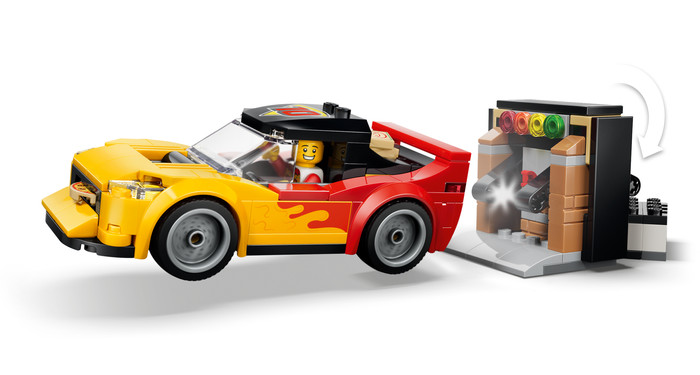 LEGO City Pizza-Liefererlebnis mit Fahrzeugen 60496 detail