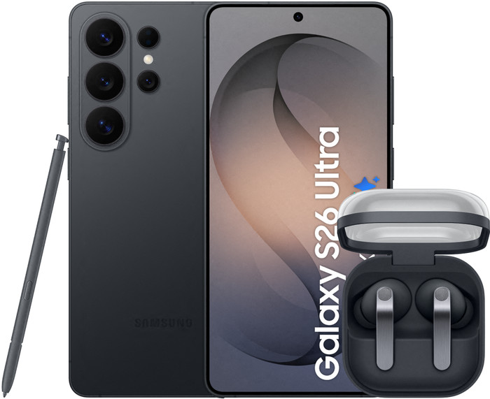 Samsung Galaxy S26 Ultra 1TB Black 5G + Samsung Galaxy Buds4 Pro Black Main Image