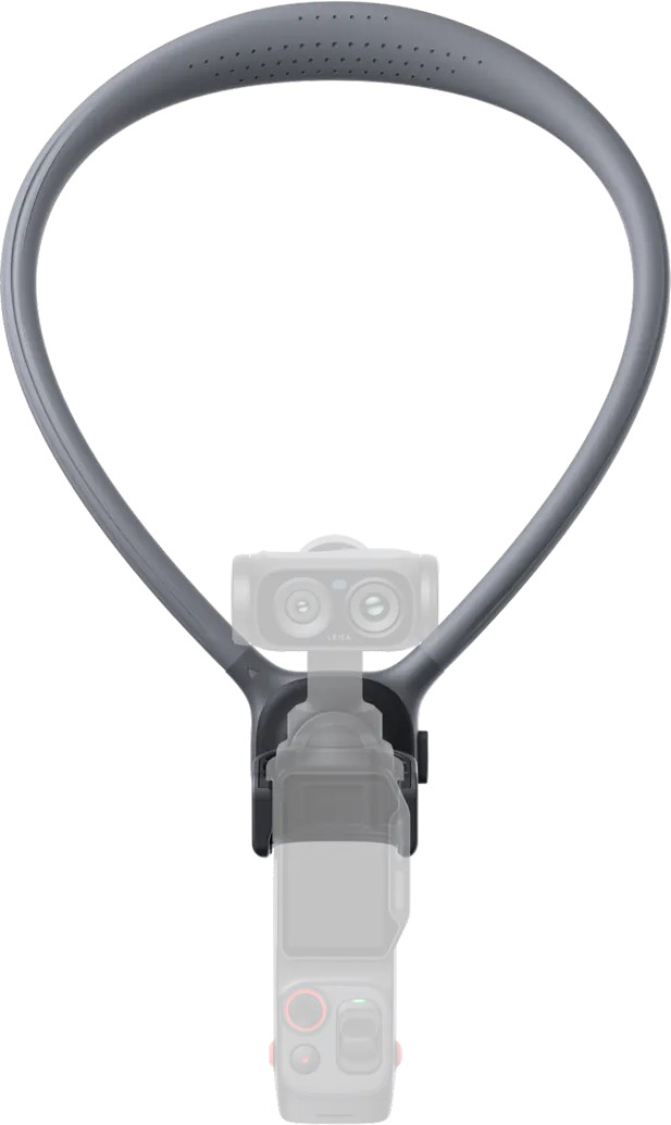 Insta360 Neck Mount for Luna Series product in use