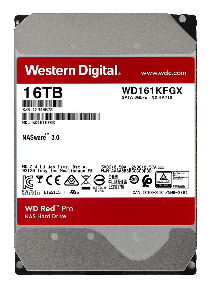 WD Red Pro WD161KFGX 16TB Main Image
