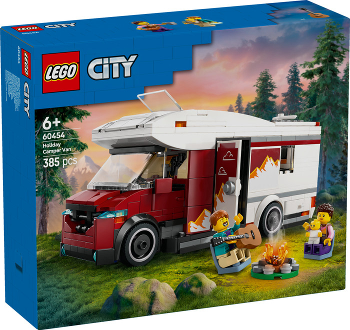 LEGO City Holiday Adventure Camper Van 60454 packaging