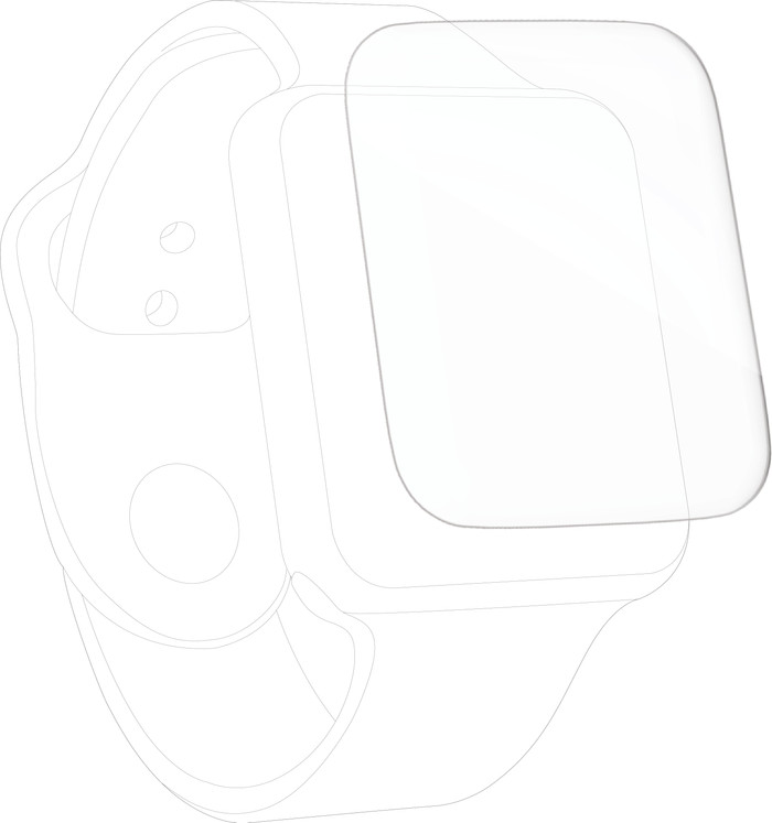 InvisibleShield Ultra Clear Apple Watch 44mm Plastic front