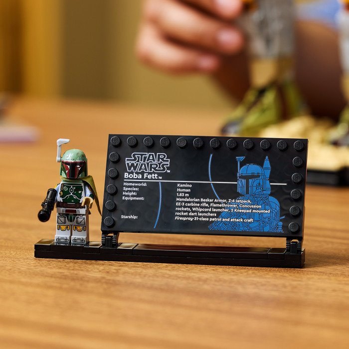 LEGO Star Wars Boba Fett 75455 produkt in gebrauch