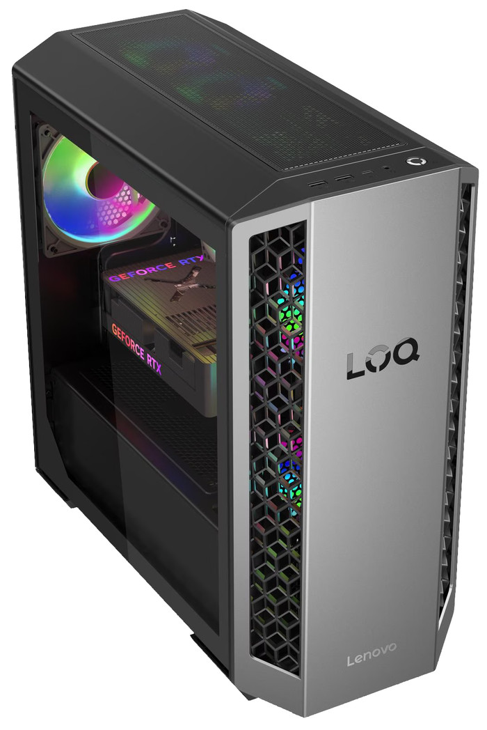 Lenovo LOQ Tower 26ADR10 A78745HX 1T 32 linke seite