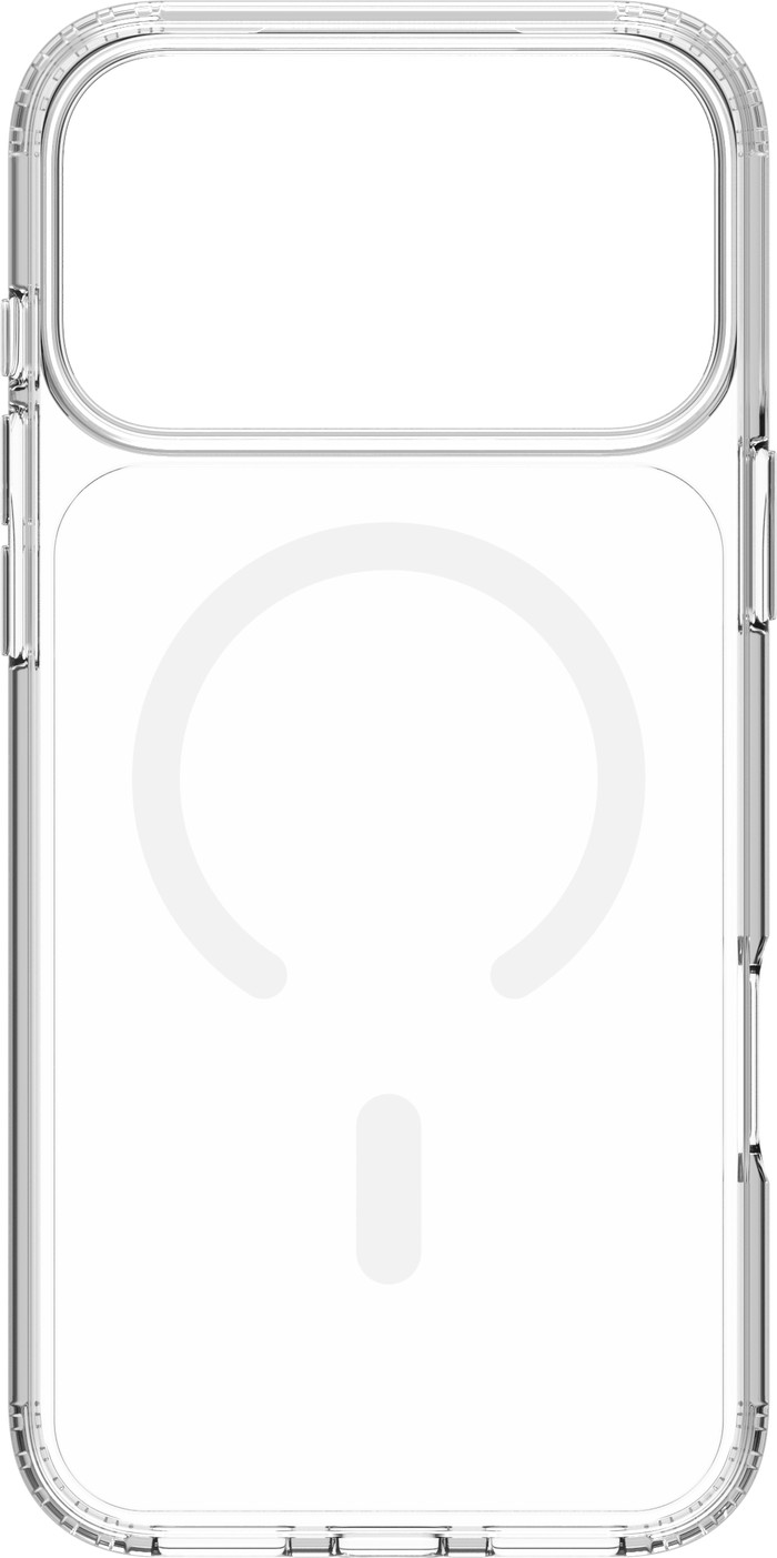 BlueBuilt Protective Back Cover with MagSafe iPhone 17 Pro Max Transparent + BlueBuilt iPhone 17 Pro Max Screen Protector Glass back
