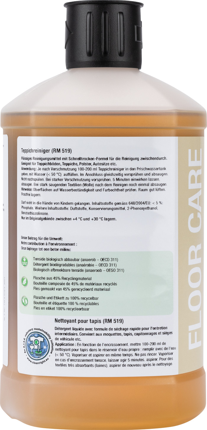 Kärcher Teppichreiniger RM 519 Flüssig 1 L verpackung