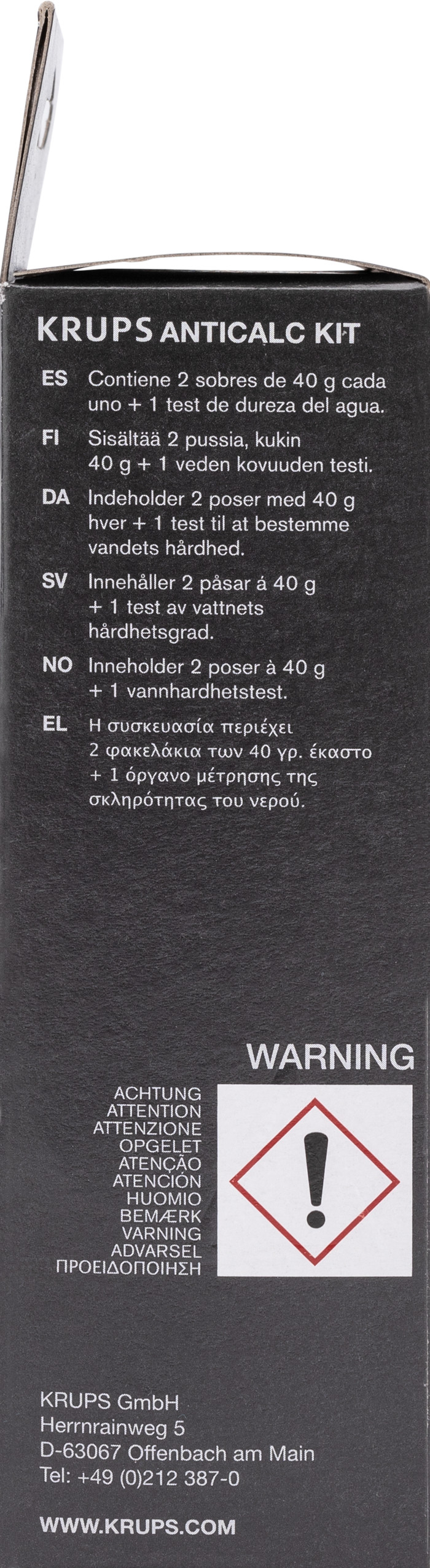 Krups Ontkalkingsset F054 null