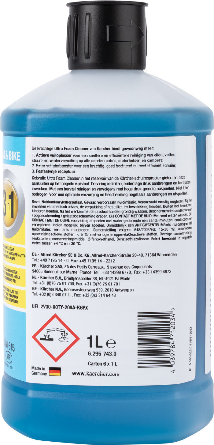 Karcher Ultra Foam Cleaner 1 liter packaging